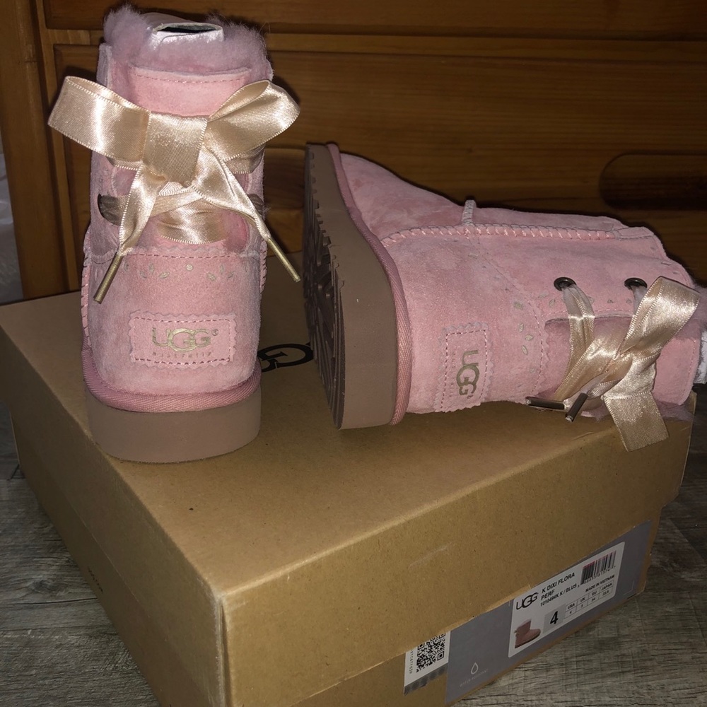 Brand new baby pink girls UGGs